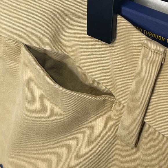 Polo Ralph Lauren Classic Fit Embroidered Crest Emblem Khaki Chino Trouser 33x32 - Picture 5 of 12